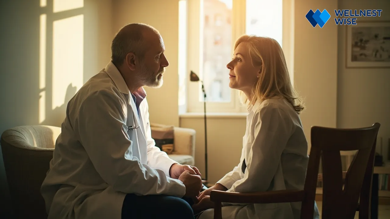 Patient consulting with a doctor about GLP-1 medications for sleep apnea, emphasizing personalized medical advice.