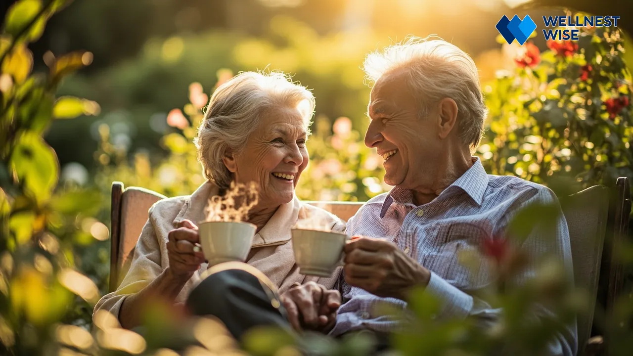 Seniors enjoying refreshed mornings and sustained sleep improvement