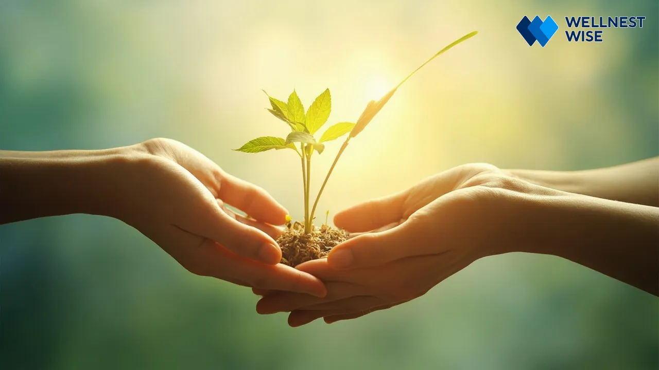 Merging self-compassion and resilience for holistic well-being and inner strength.