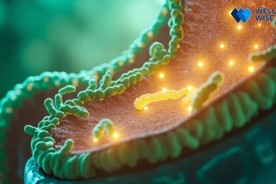 Healthy gut with diverse probiotic bacteria for IBS relief