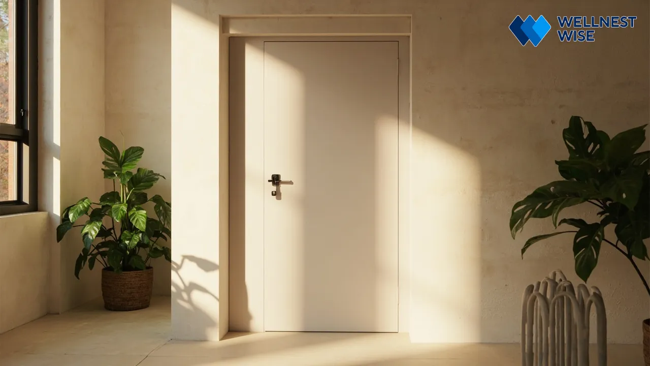 Modern wellness space showing sauna integrated into daily routine.