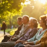 People of different skin tones safely enjoying natural sunlight to produce Vitamin D