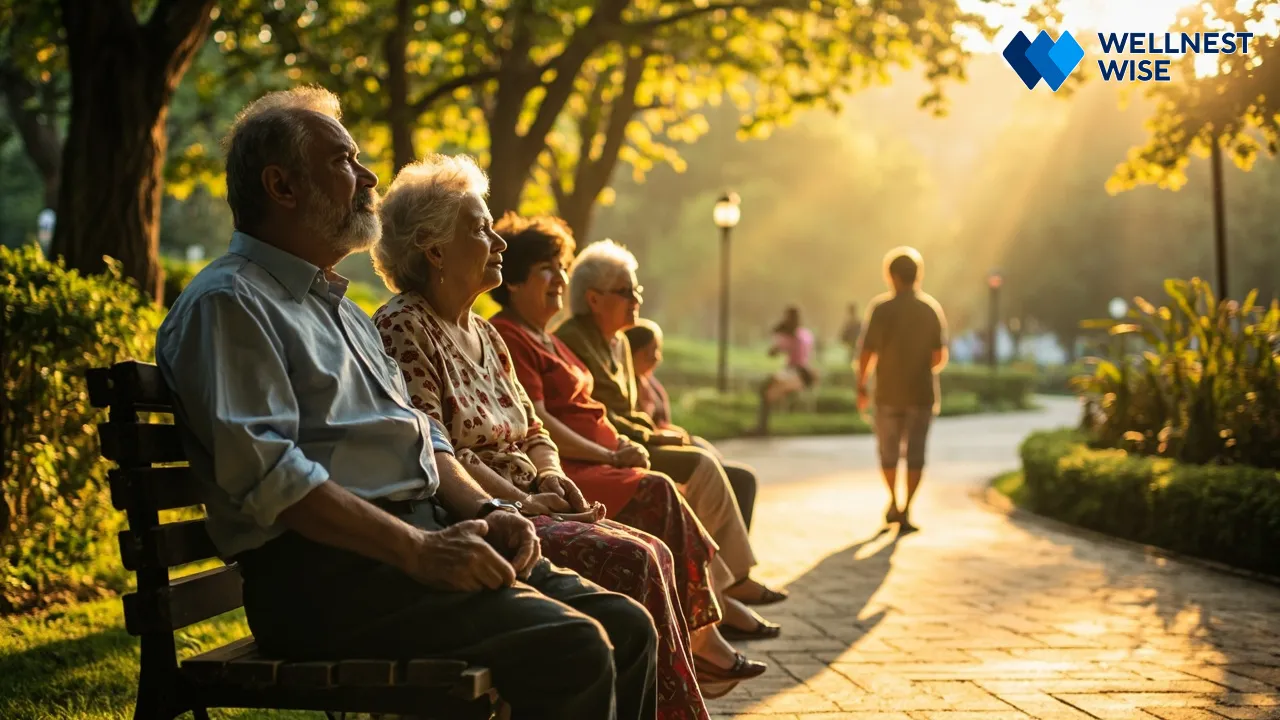 People of different skin tones safely enjoying natural sunlight to produce Vitamin D
