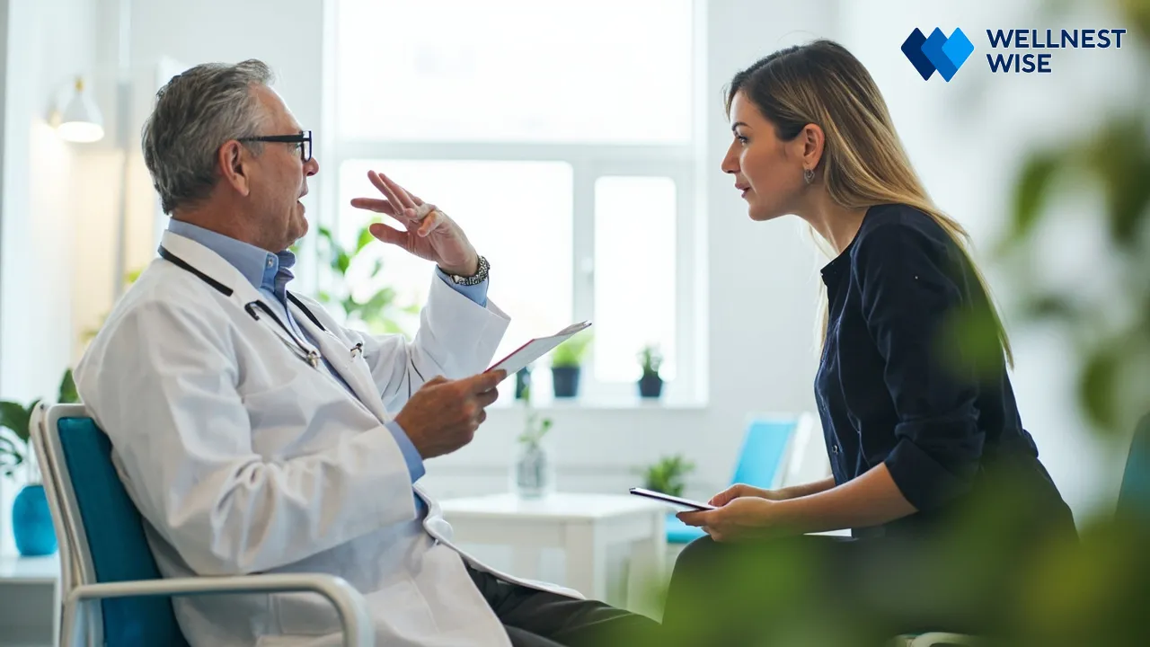 Consulting a healthcare professional about health supplements