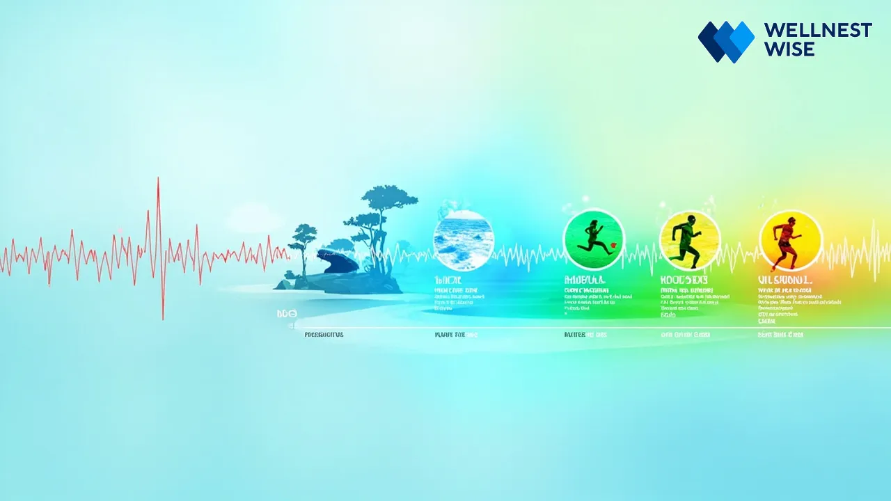 Chart illustrating exercise intensity levels, focusing on moderate intensity for therapeutic benefits against depression.