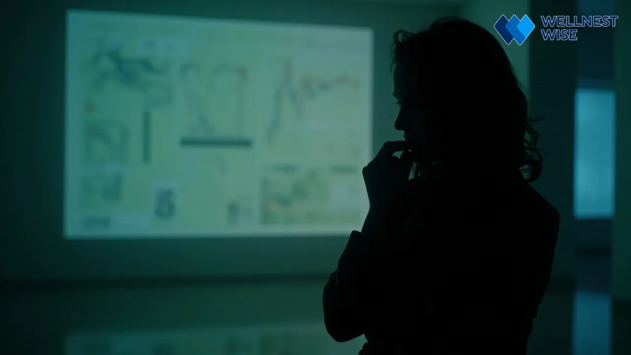 Silhouette of person contemplating health decisions, symbolizing caution with intermittent fasting