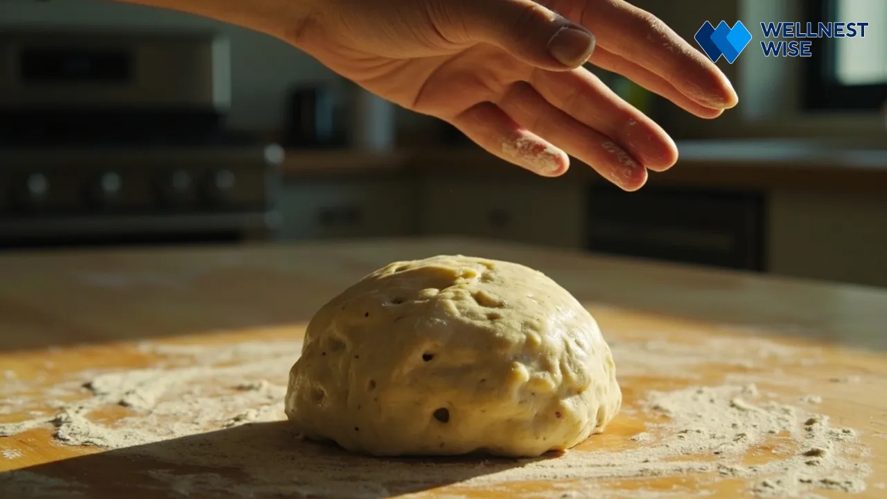 Troubleshooting common pizza dough problems like stickiness or not rising