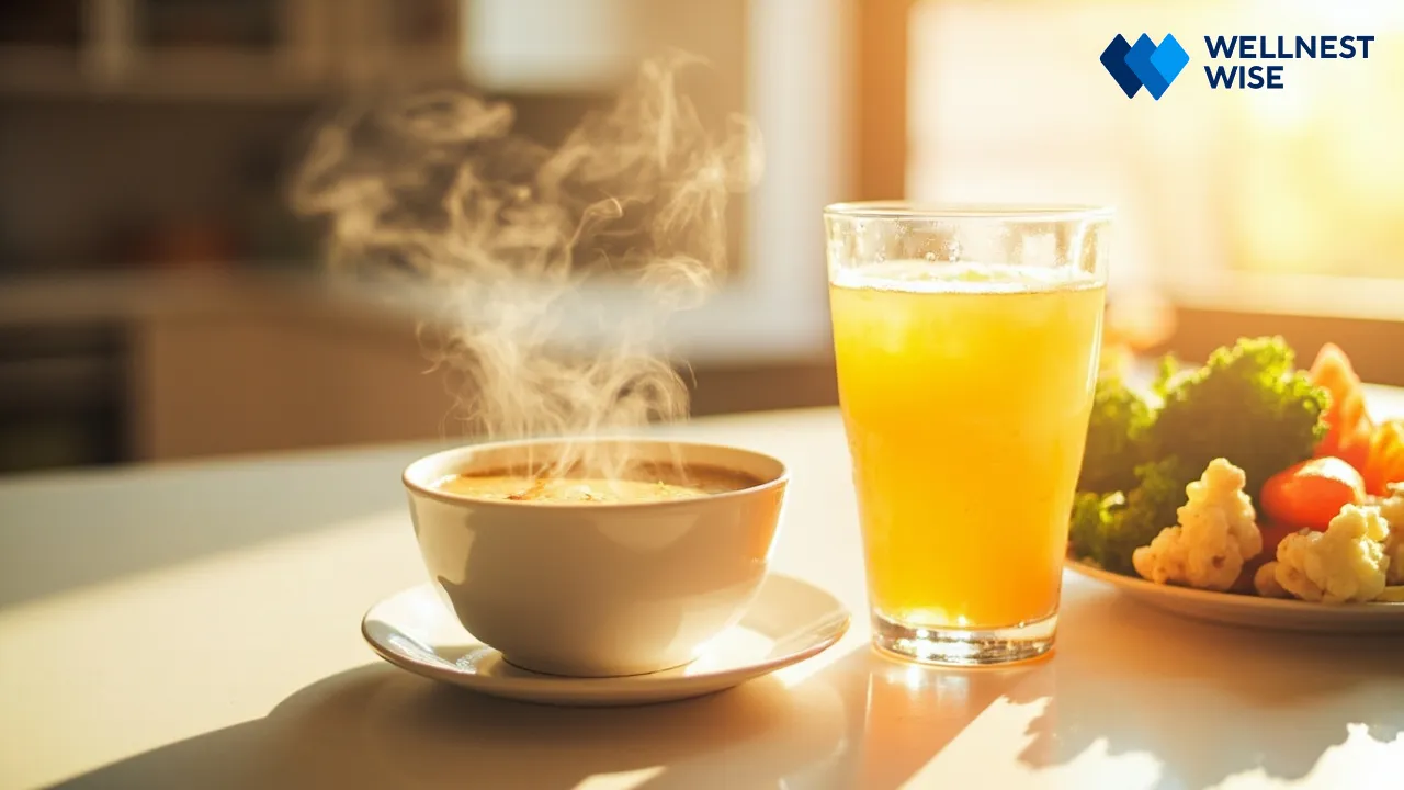 Soft, nourishing foods and drinks for sore throat recovery