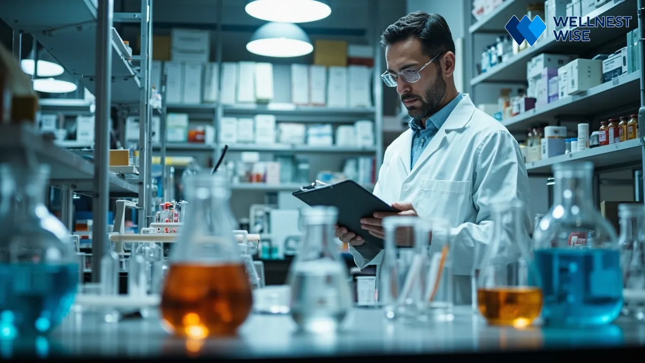 Scientific laboratory equipment symbolizing evidence-based research.