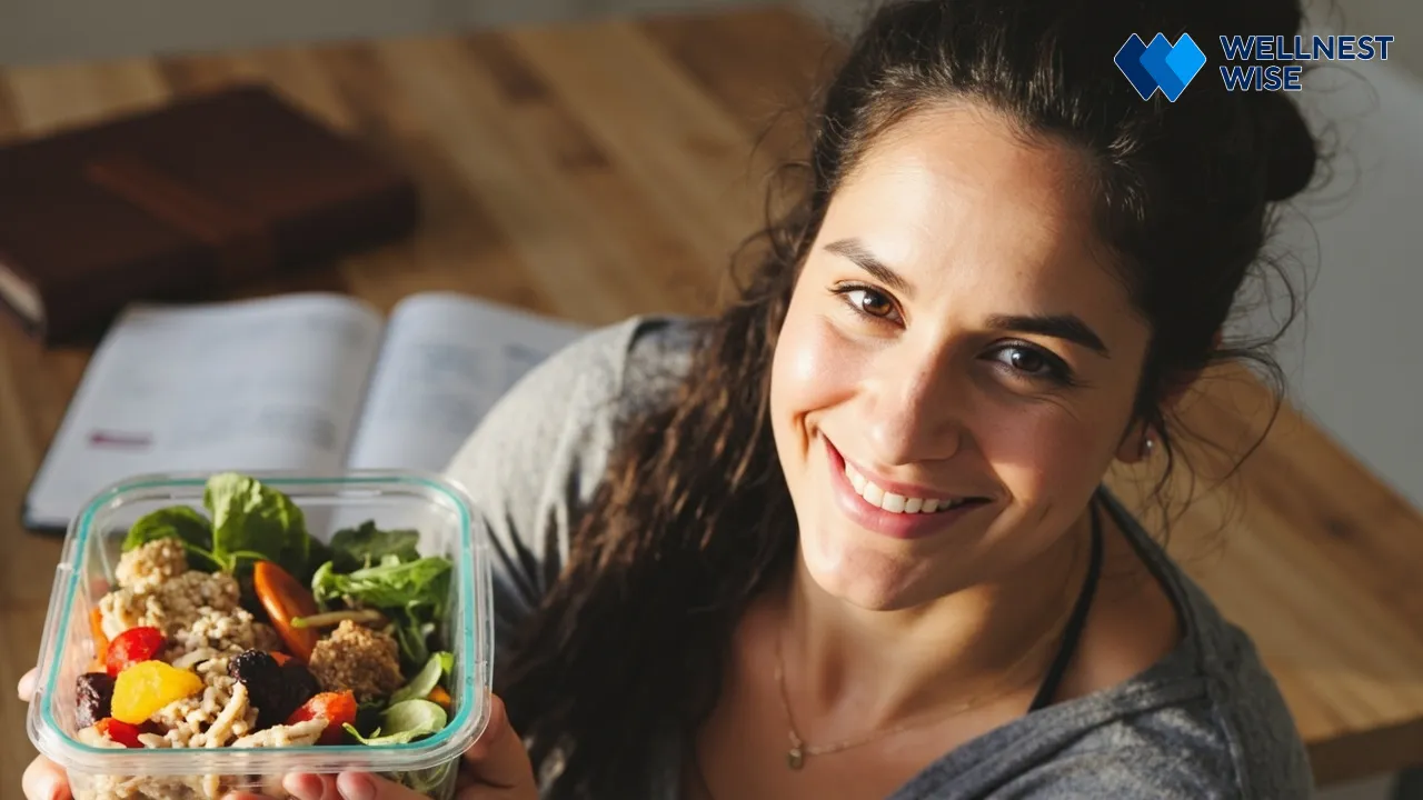 Person empowered by healthy eating and lifestyle for liver health