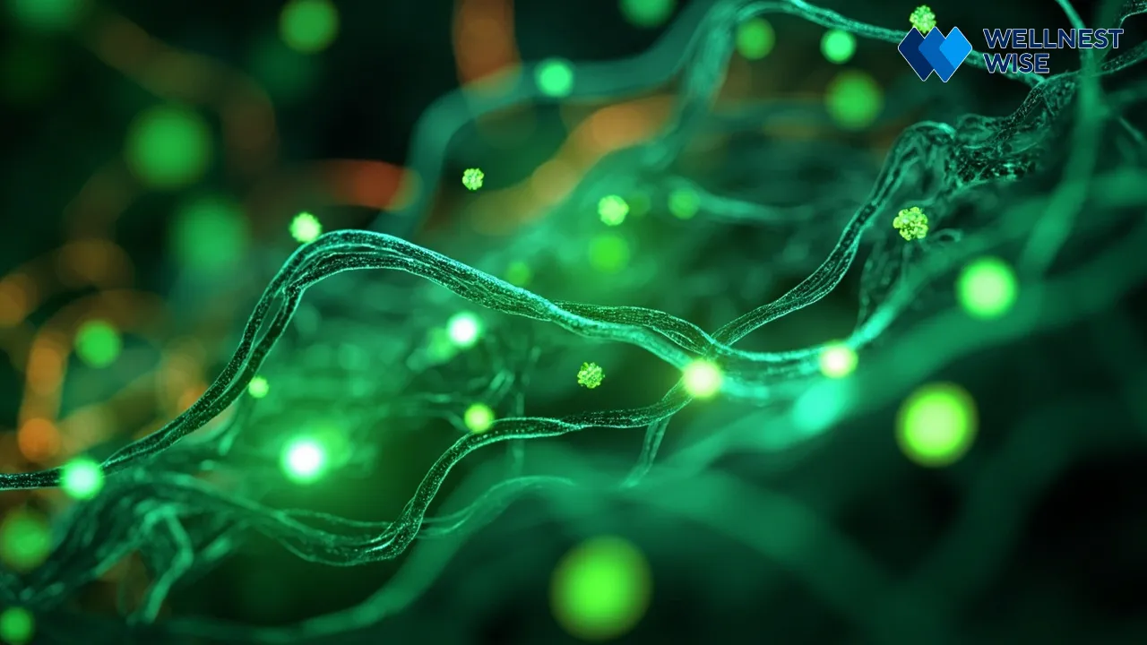 Diagram showing magnesium ions facilitating cellular communication and energy production.